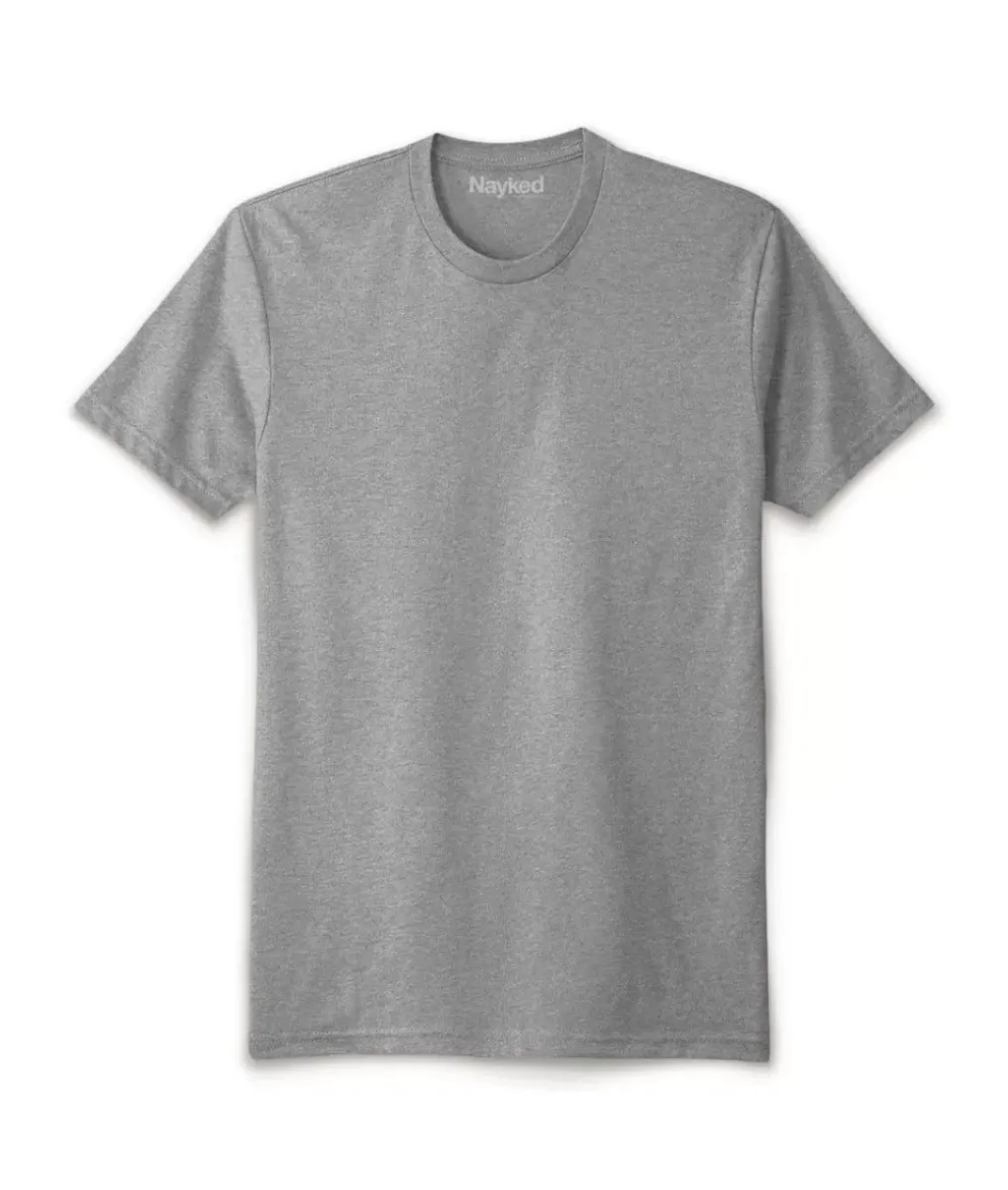 Fashion Nayked Apparel Men'S Ridiculously Soft Sueded Crew T-Shirt | New Arrival Colors