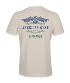 Discount Nayked Apparel Men'S Ridiculously Soft Sueded Graphic Tee | American West