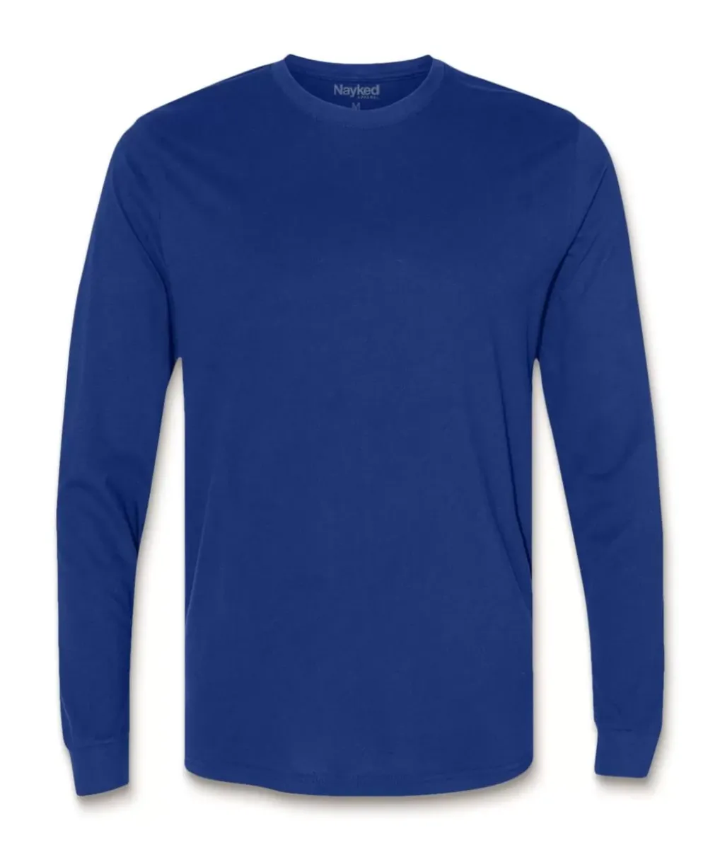 Sale Nayked Apparel Men'S Ridiculously Soft Sueded Long Sleeve T-Shirt
