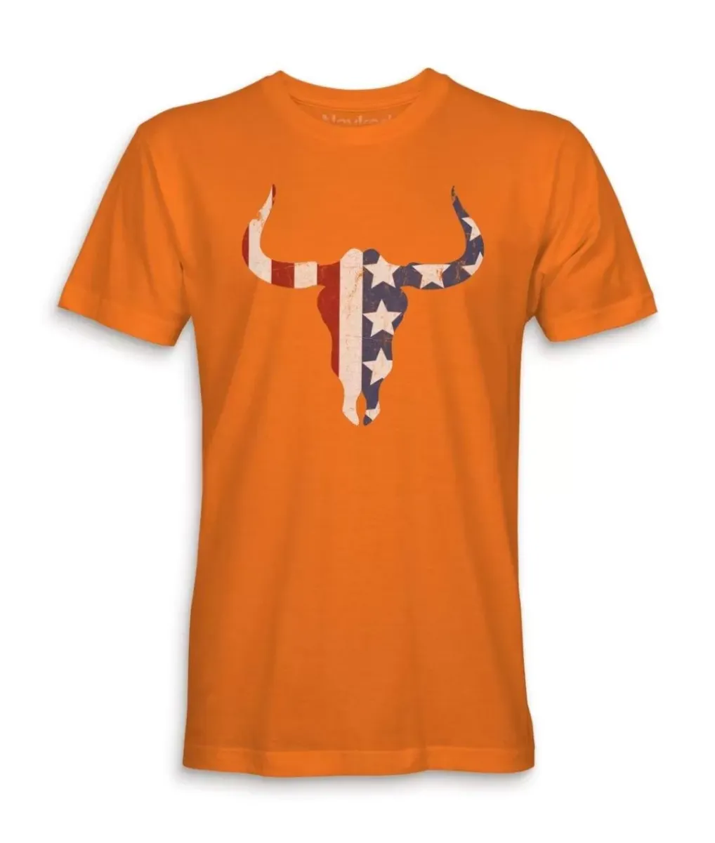 Hot Nayked Apparel Men'S Ridiculously Soft Sueded Graphic Tee | Bull