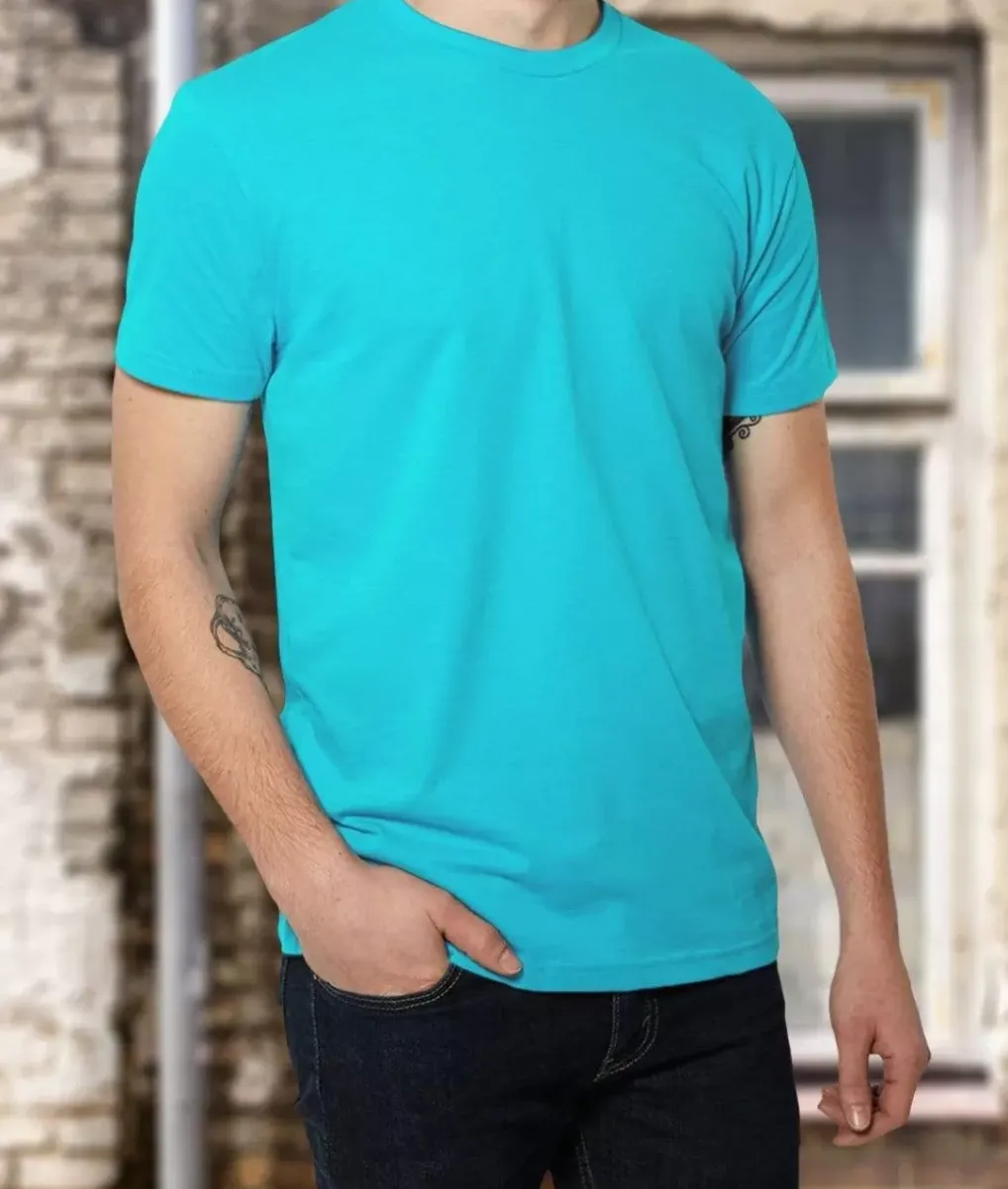 Online Nayked Apparel Men'S Ridiculously Soft Sueded Crew T-Shirt | New Arrival Colors