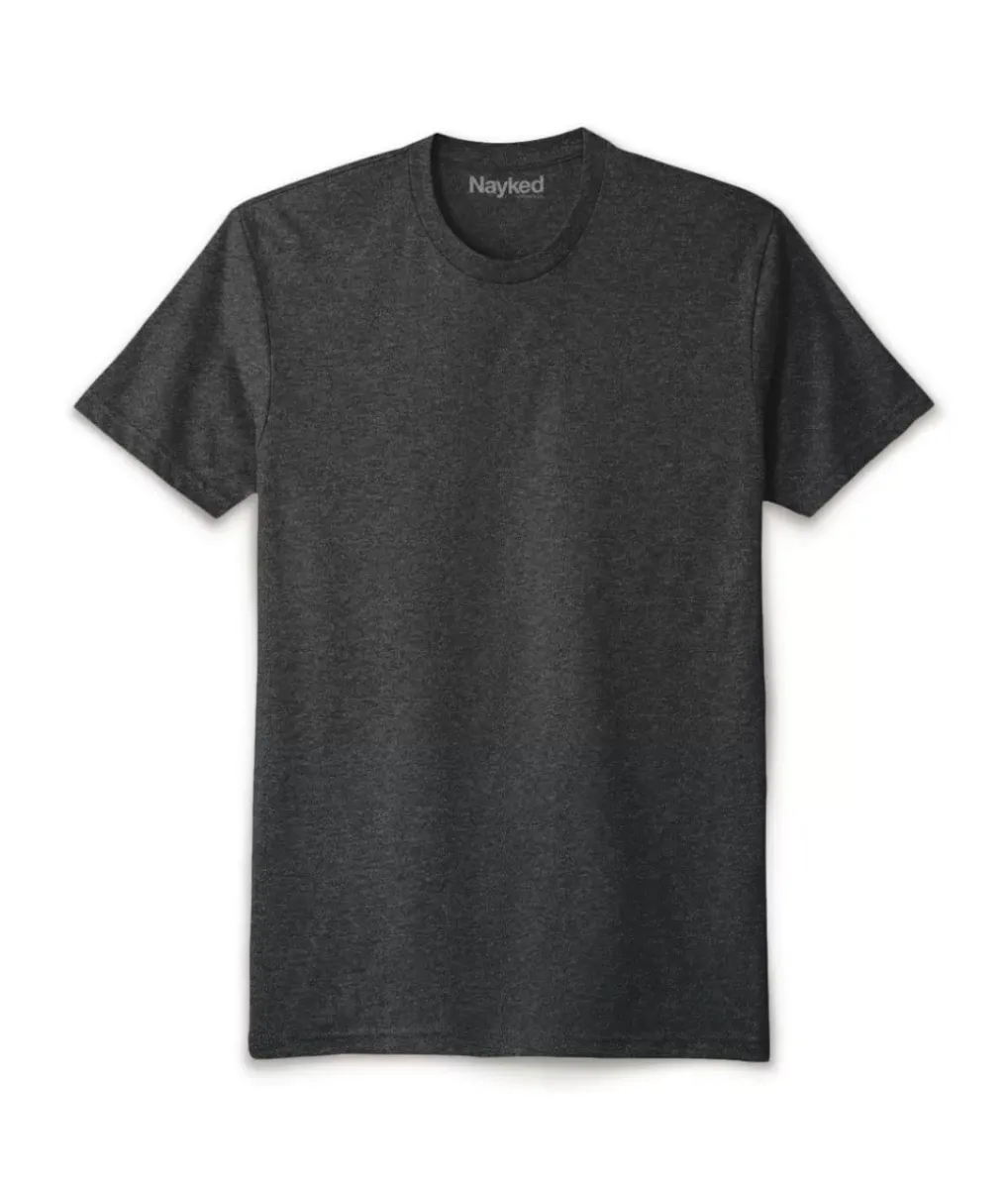 Online Nayked Apparel Men'S Ridiculously Soft Sueded Crew T-Shirt | New Arrival Colors