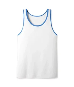 Clearance Nayked Apparel Men'S Ridiculously Soft Two-Tone Lightweight Tank Top