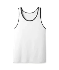 Clearance Nayked Apparel Men'S Ridiculously Soft Two-Tone Lightweight Tank Top