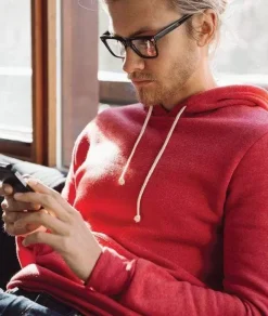 Online Nayked Apparel Men'S Ridiculously Soft Vintage Recycled Fleece Hoodie