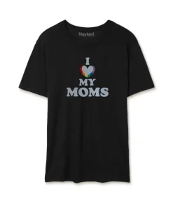 Sale Nayked Apparel Men'S Ridiculously Soft Vintage Graphic T-Shirt | I Love My Moms