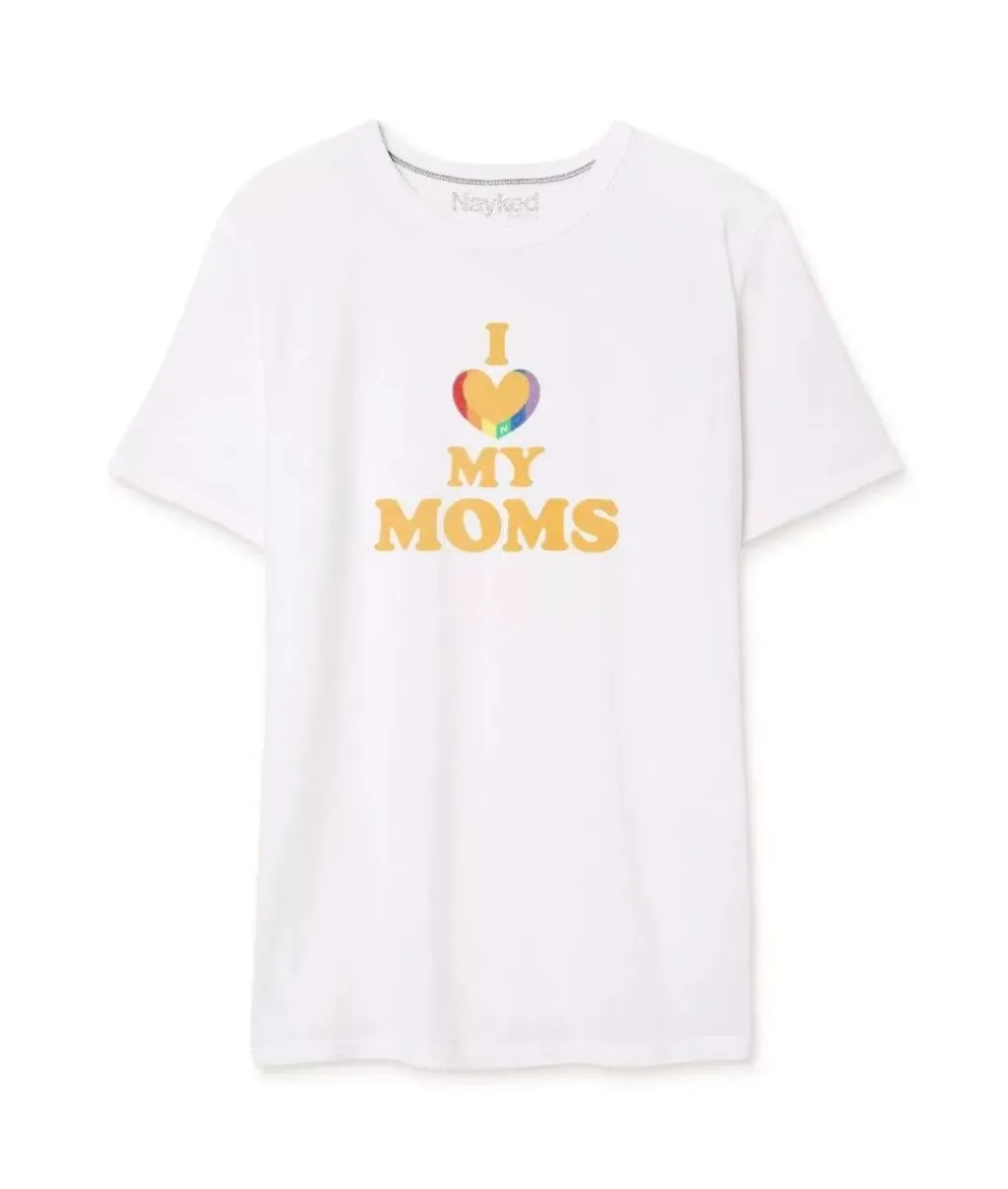 Sale Nayked Apparel Men'S Ridiculously Soft Vintage Graphic T-Shirt | I Love My Moms