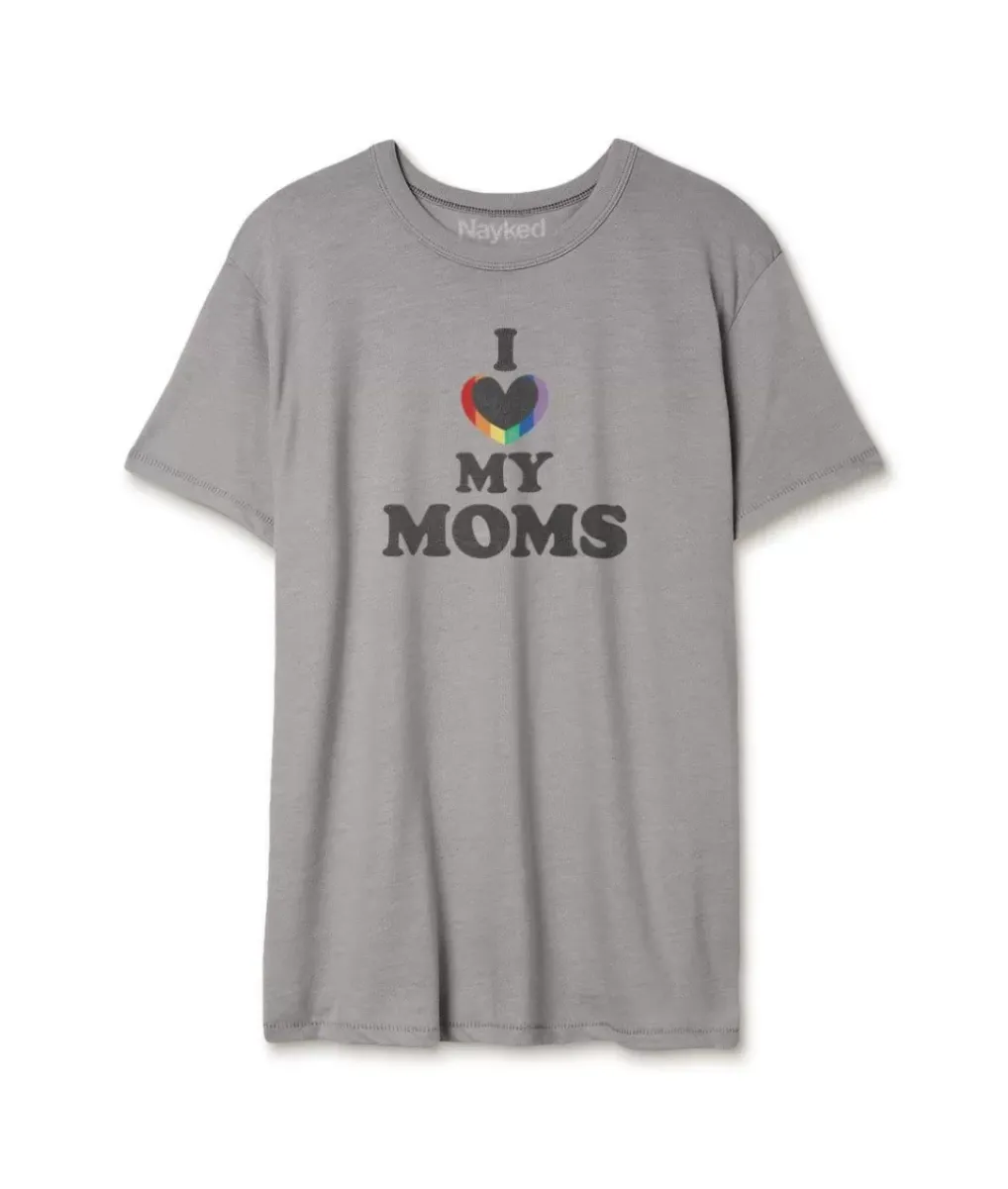 Sale Nayked Apparel Men'S Ridiculously Soft Vintage Graphic T-Shirt | I Love My Moms