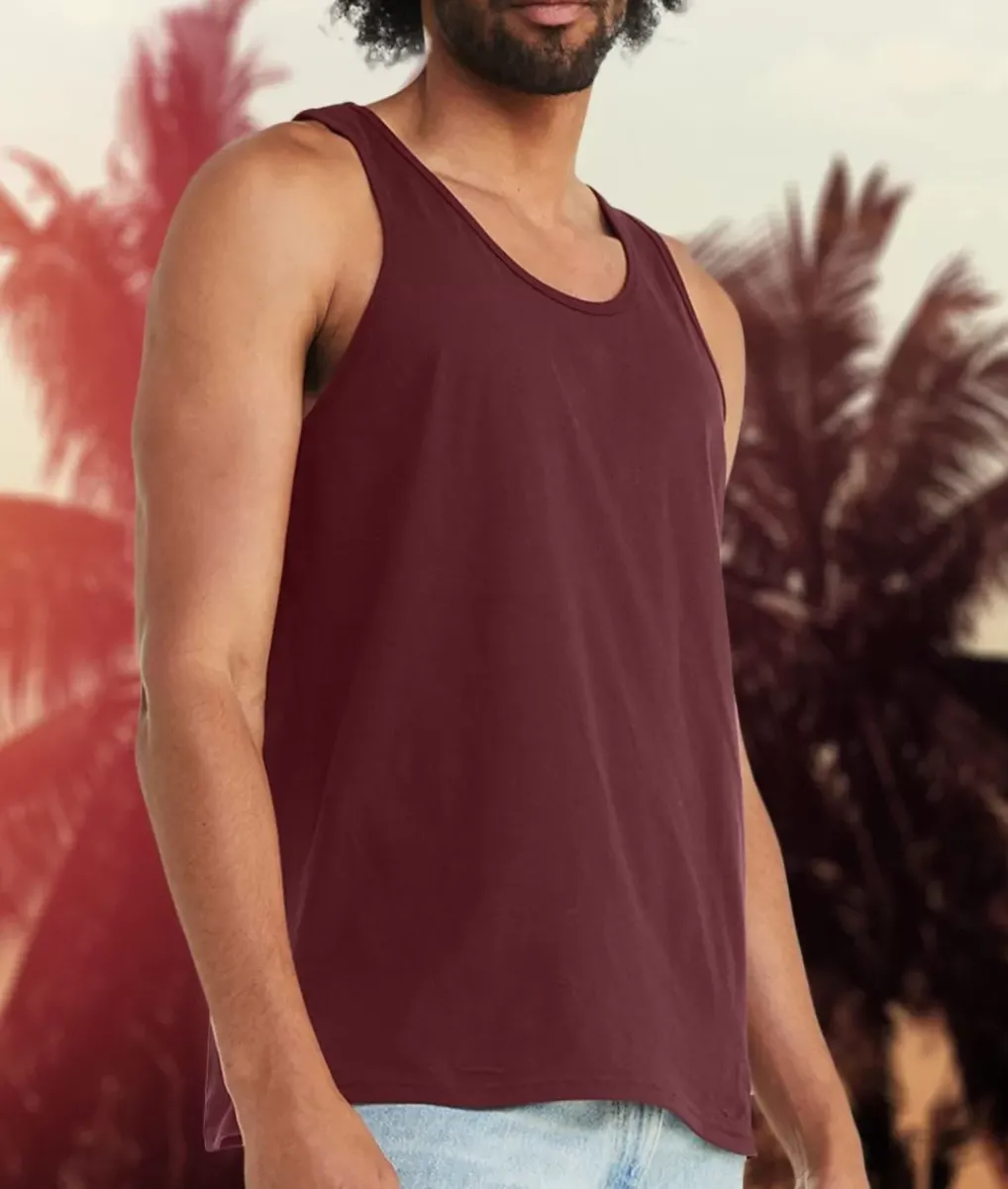 Sale Nayked Apparel Men'S Soft 100% Cotton Lightweight Tank Top