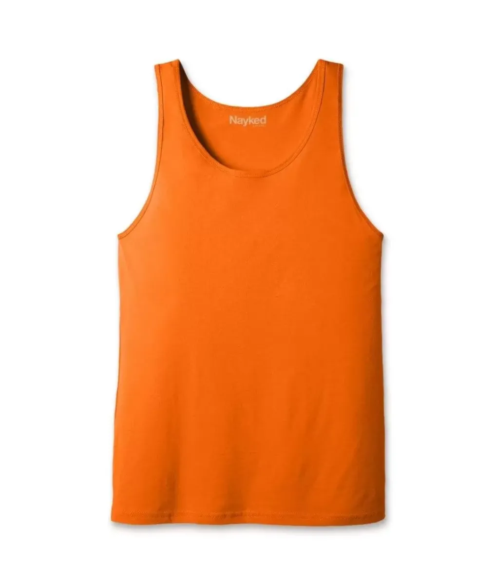 Sale Nayked Apparel Men'S Soft 100% Cotton Lightweight Tank Top