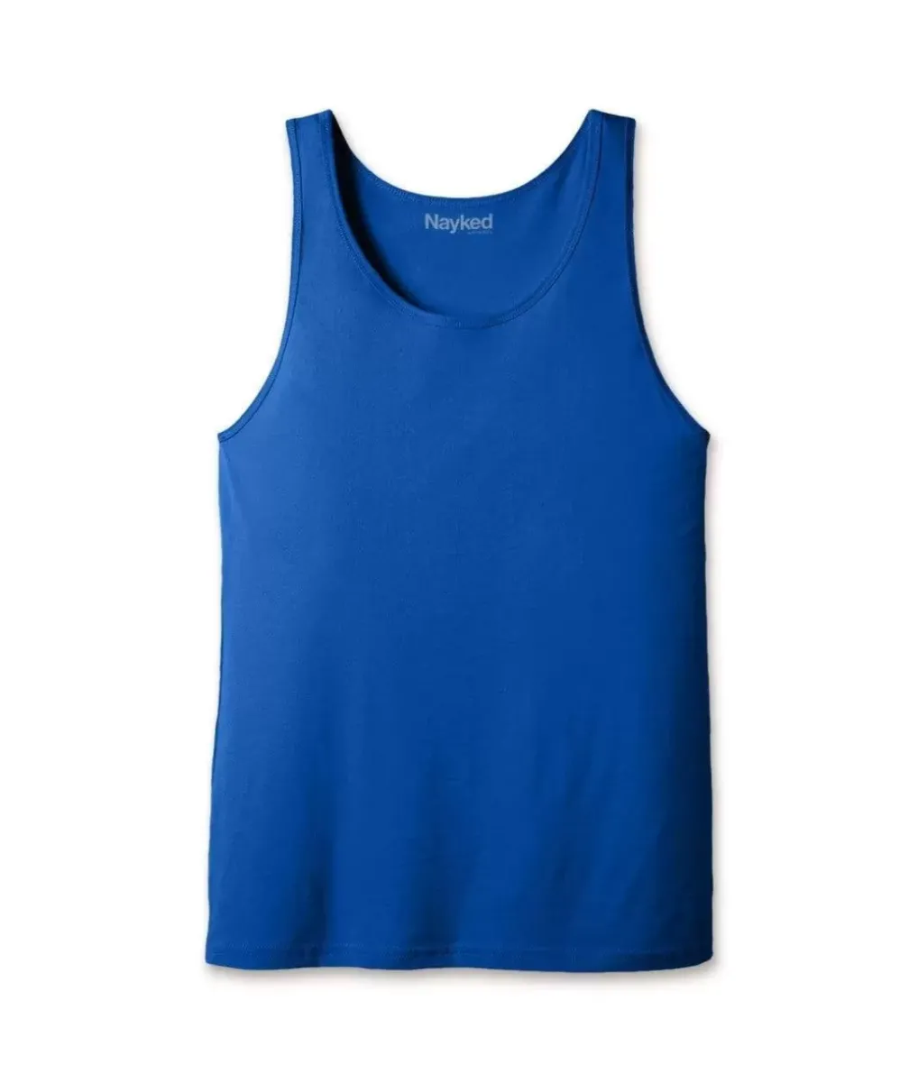 Sale Nayked Apparel Men'S Soft 100% Cotton Lightweight Tank Top