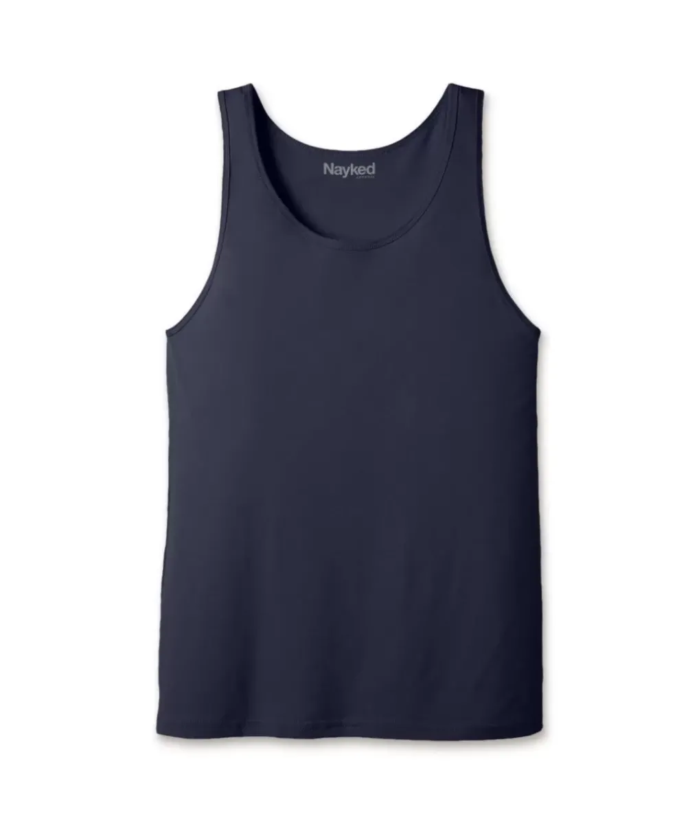 Sale Nayked Apparel Men'S Soft 100% Cotton Lightweight Tank Top