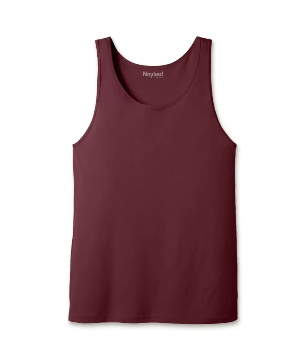 Fashion Nayked Apparel Men'S Soft 100% Cotton Lightweight Tank Top