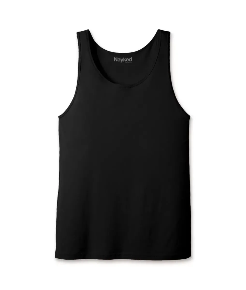 Fashion Nayked Apparel Men'S Soft 100% Cotton Lightweight Tank Top