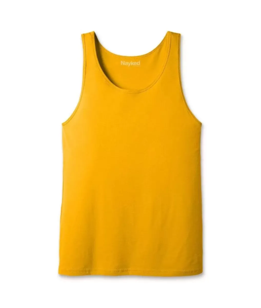 Fashion Nayked Apparel Men'S Soft 100% Cotton Lightweight Tank Top