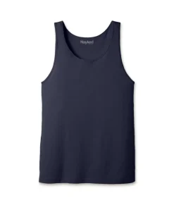 Fashion Nayked Apparel Men'S Soft 100% Cotton Lightweight Tank Top