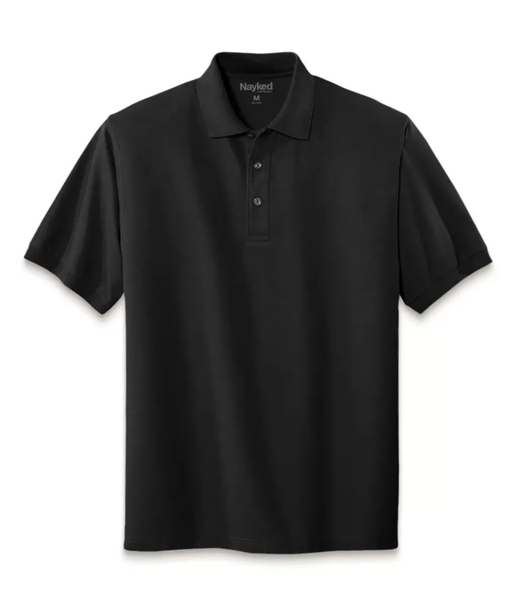 Hot Nayked Apparel Men'S Soft Big Pique Polo Shirt