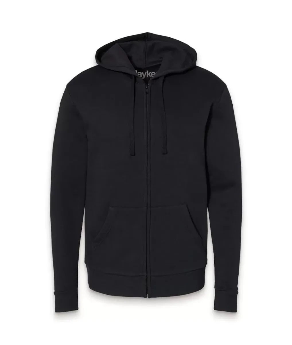 Sale Nayked Apparel Men'S Soft Eco Friendly Full Zip Hoodie