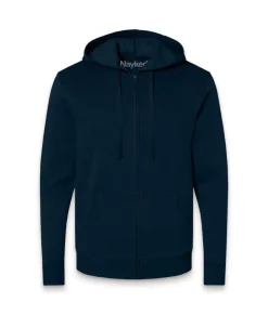 Sale Nayked Apparel Men'S Soft Eco Friendly Full Zip Hoodie