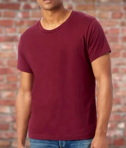 Discount Nayked Apparel Men'S Soft Garment Washed Big 100% Cotton Short Sleeve T-Shirt