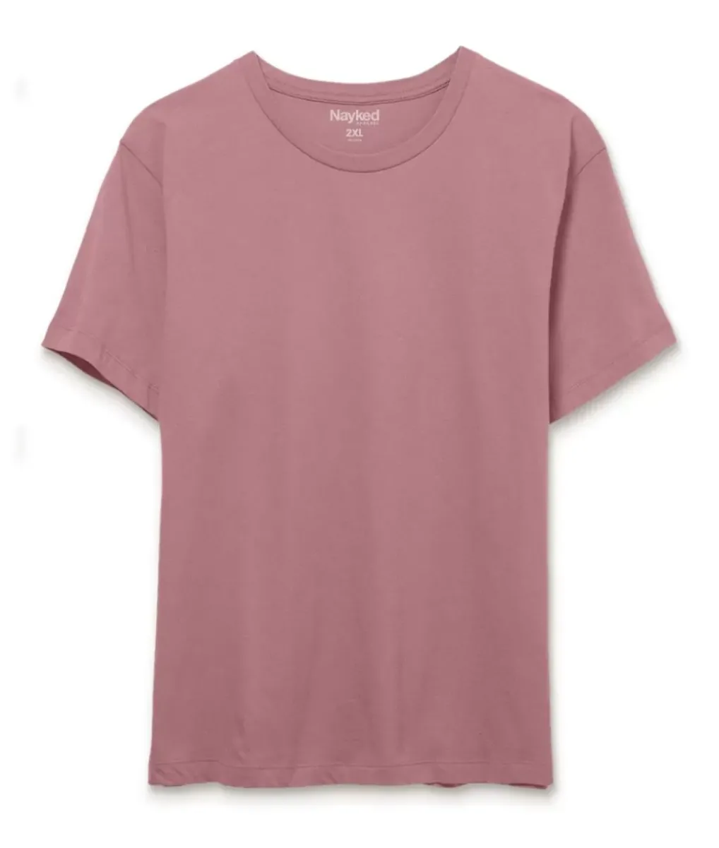 Discount Nayked Apparel Men'S Soft Garment Washed Big 100% Cotton Short Sleeve T-Shirt