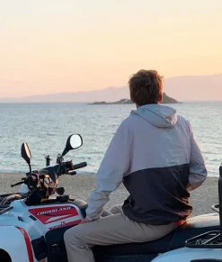 Fashion Nayked Apparel Men'S Soft Lightweight Half-Zip Pullover Windbreaker Anorak