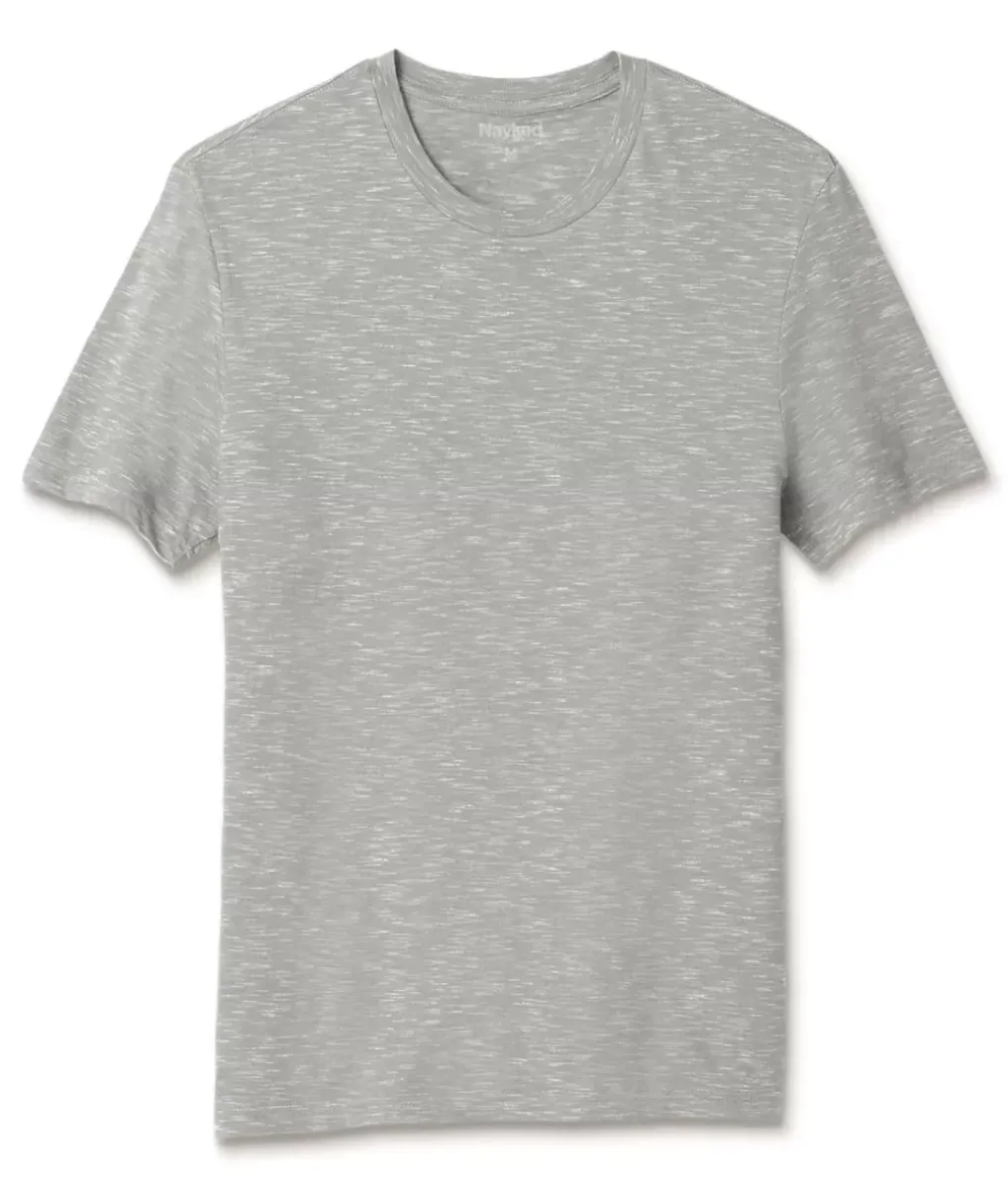 Clearance Nayked Apparel Men'S Soft Lightweight Marled Crew Neck T-Shirt