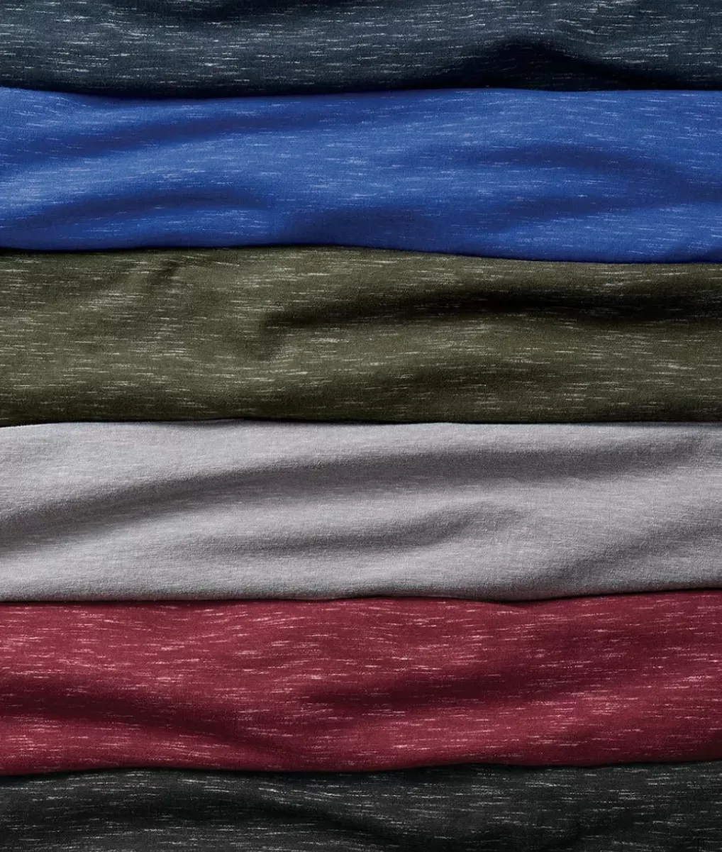 Discount Nayked Apparel Men'S Soft Lightweight Marled Crew Neck T-Shirt