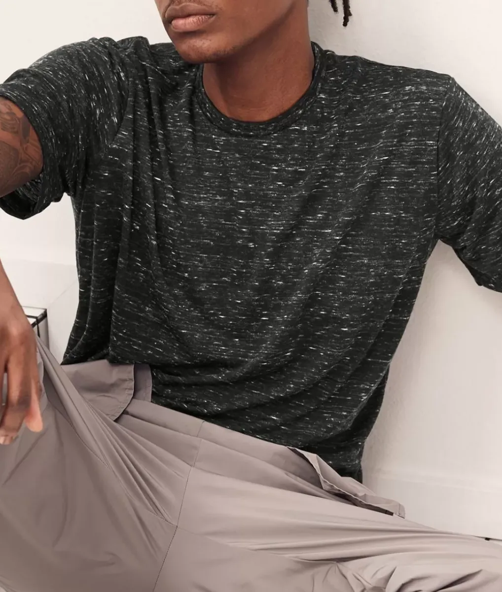 Outlet Nayked Apparel Men'S Soft Marble Jersey Short Sleeve Crew Neck T-Shirt