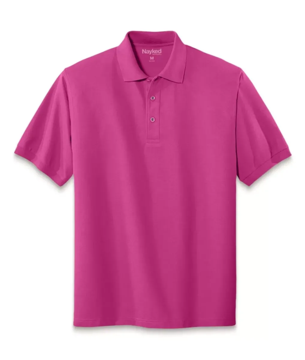 Outlet Nayked Apparel Men'S Soft Pique Polo Shirt | New Arrival Colors