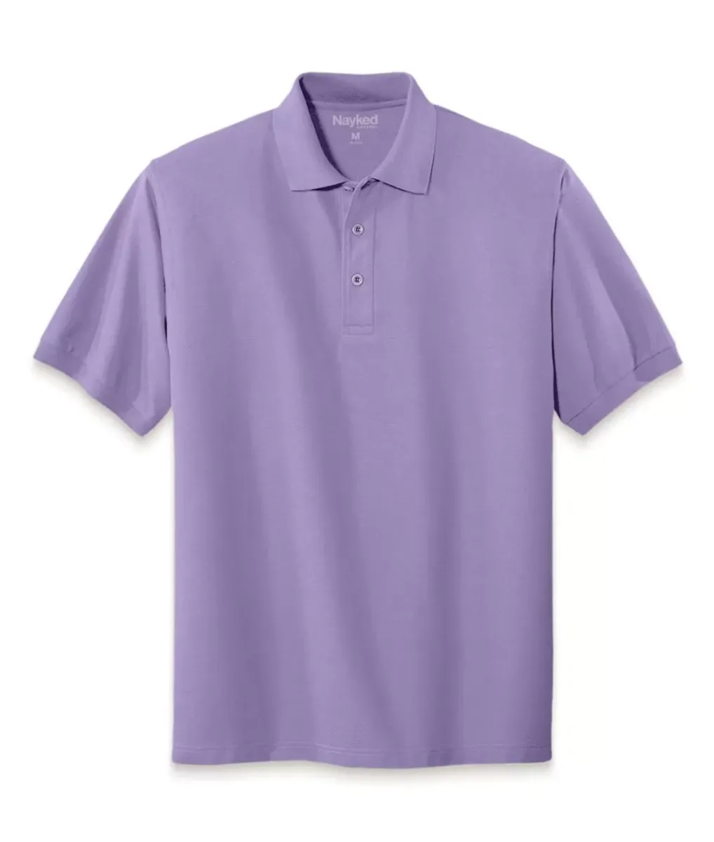 Outlet Nayked Apparel Men'S Soft Pique Polo Shirt | New Arrival Colors