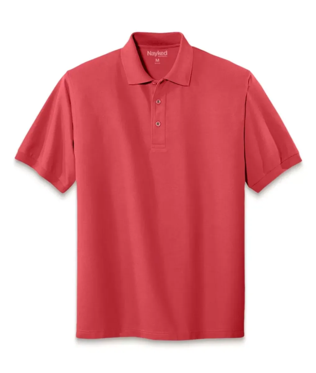 Outlet Nayked Apparel Men'S Soft Pique Polo Shirt | New Arrival Colors