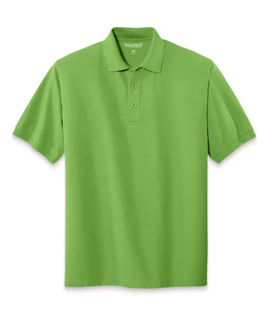 Outlet Nayked Apparel Men'S Soft Pique Polo Shirt | New Arrival Colors
