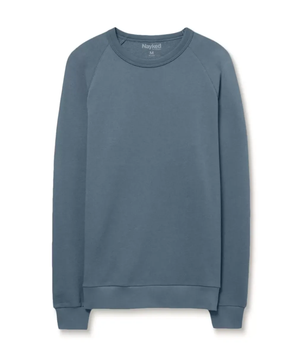 Online Nayked Apparel Men'S Soft Recycled Washed Lightweight Terry Pullover