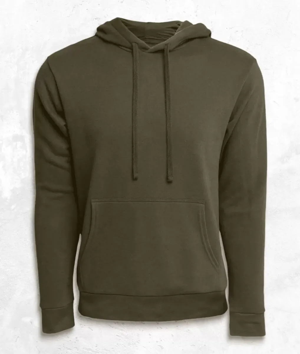 Online Nayked Apparel Men'S Soft Sueded French Terry Pullover Hoodie