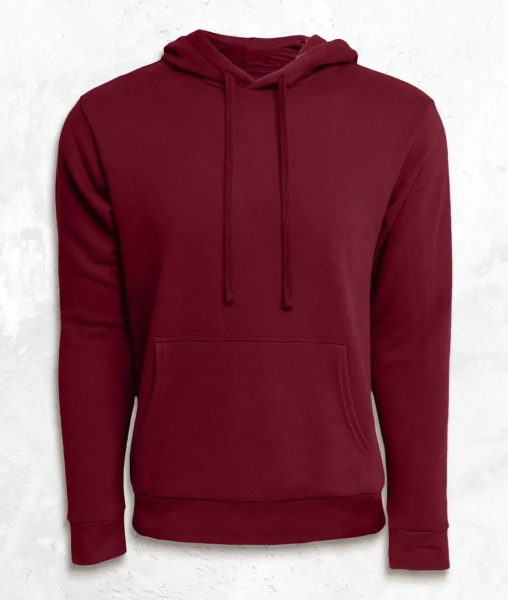 Online Nayked Apparel Men'S Soft Sueded French Terry Pullover Hoodie