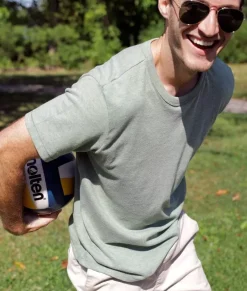 Fashion Nayked Apparel Men'S Vintage Crew T-Shirt