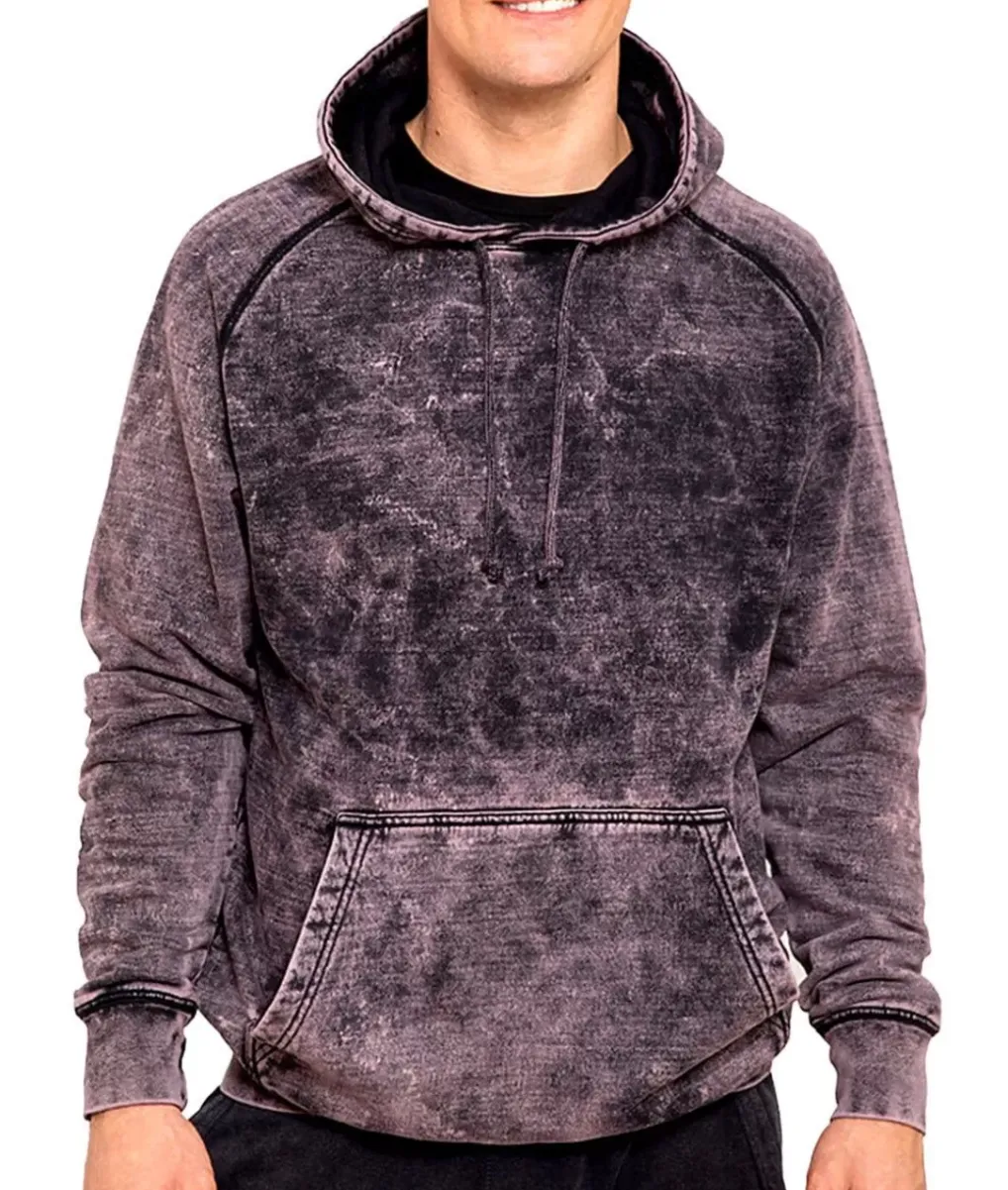 Discount Nayked Apparel Men'S Vintage Fleece Raglan Hoodie