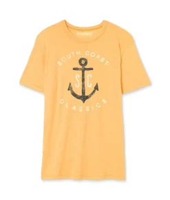 Discount Nayked Apparel Men'S Vintage Soft Cotton Poly Graphic T-Shirt | Sc Anchor