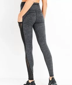 Outlet Nayked Apparel Real Women'S Plus High-Waist Splice Mesh Pocket Full Leggings/Discontinued