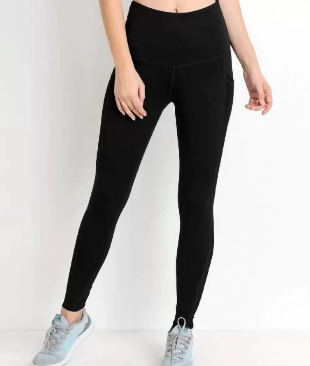 Outlet Nayked Apparel Real Women'S Plus High-Waist Splice Mesh Pocket Full Leggings/Discontinued