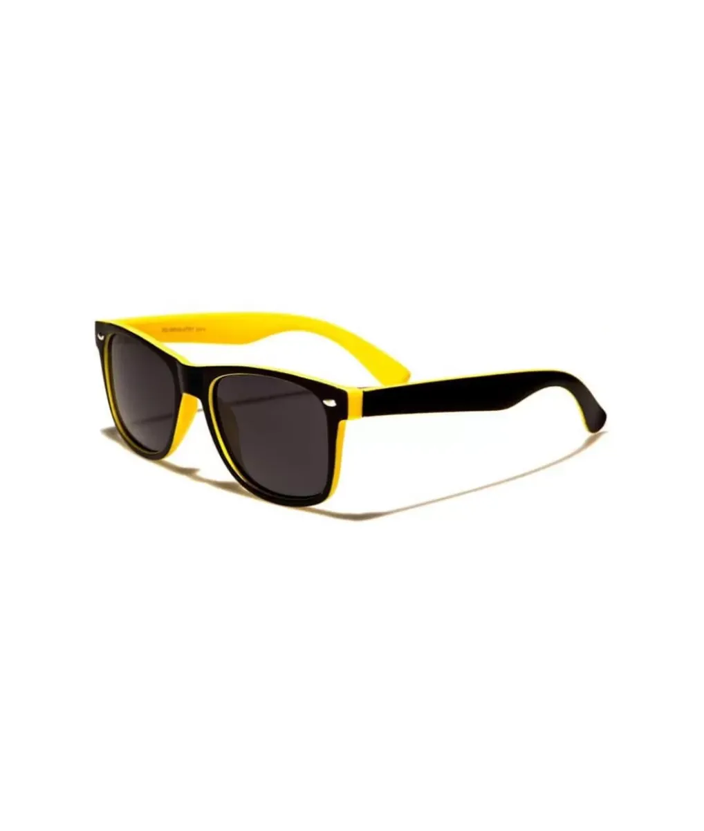 Outlet Nayked Apparel Retro Polarized Two-Tone Sunglasses, Lifetime Guarantee
