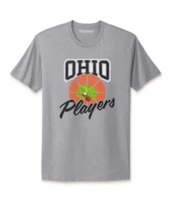 Hot Nayked Apparel Ridiculously Soft Cotton Graphic Tee | Ohio Players (Buckeye Leaf)