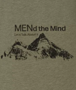 Clearance Nayked Apparel Ridiculously Soft Crew Neck Graphic T-Shirt | Mend The Mind-Mountains