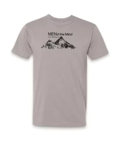 Clearance Nayked Apparel Ridiculously Soft Crew Neck Graphic T-Shirt | Mend The Mind-Mountains
