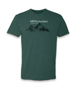 Clearance Nayked Apparel Ridiculously Soft Crew Neck Graphic T-Shirt | Mend The Mind-Mountains
