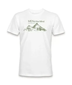 Discount Nayked Apparel Ridiculously Soft Crew Neck Graphic T-Shirt | Mend The Mind-Mountains