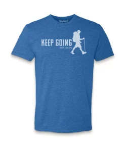 Sale Nayked Apparel Ridiculously Soft Crew Neck Graphic T-Shirt | Keep Going With Hiker