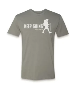 Sale Nayked Apparel Ridiculously Soft Crew Neck Graphic T-Shirt | Keep Going With Hiker