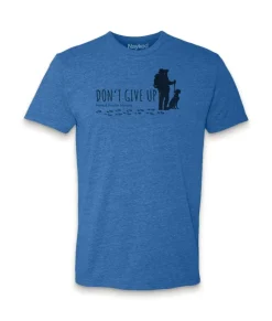 Outlet Nayked Apparel Ridiculously Soft Crew Neck Graphic T-Shirt | Don'T Give Up-Hike With Your Dog